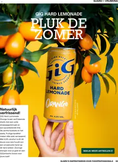 Sligro folder - Volle kracht zomer - Voorbeeld van een folder van Sligro, geldig van 20.04.2026 | Pagina: 59 | Producten: Boost, Alcohol