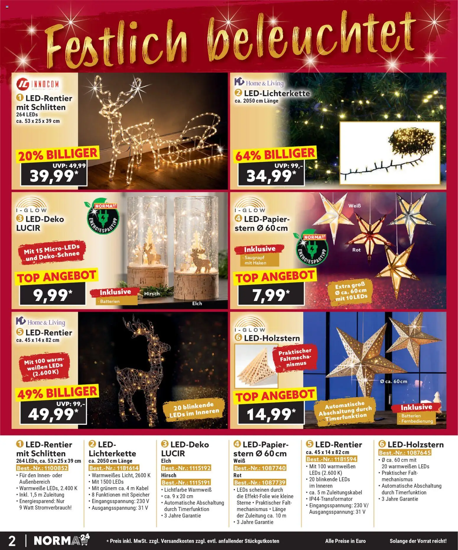 Norma Bestellmagazin  gültig ab 01.11.2025 | Seite: 2 | Produkte: Kabel