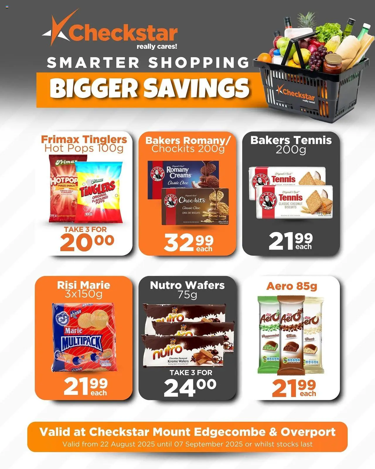 Check Star Mount Edgecombe and Overport Specials  │ valid from 22.08.2025 | Page: 8 | Products: Milk, Biscuits, Chocolate, Chilli
