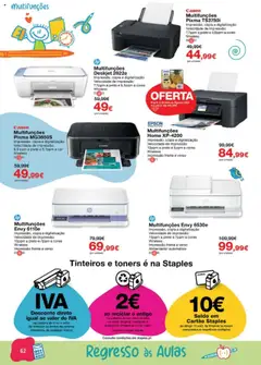 Staples - Folheto Regresso às Aulas 2025 │ válido de 18.08.2025 | Página: 62 | Produtos: Toner