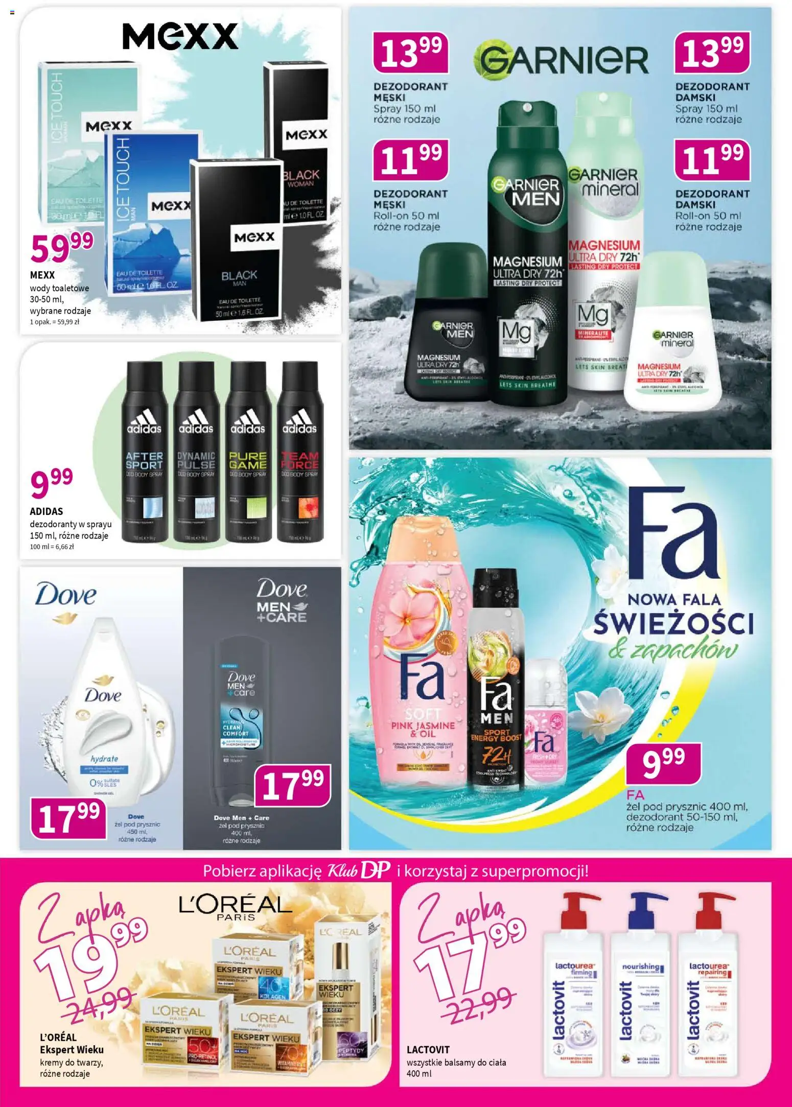 Drogerie Polskie Gazetka od 09.01.2026 | Strona: 3 | Produkty: Prysznic, Body, Żel pod prysznic, Dezodorant
