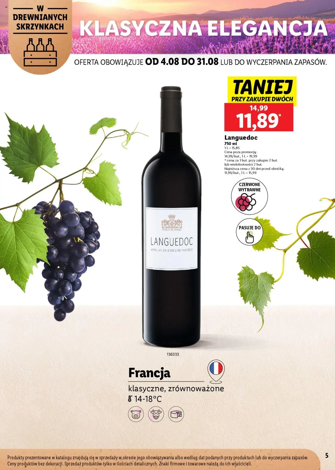 Lidl Katalog karta win od 04.08.2025 | Strona: 5