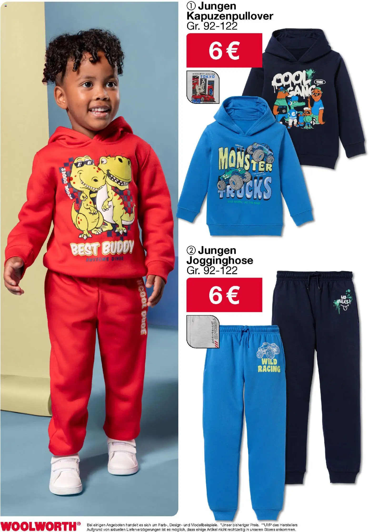 Woolworth Prospekt 	 – gültig ab 28.11.2025 | Seite: 6 | Produkte: Jogginghose, Monster, Kapuzenpullover