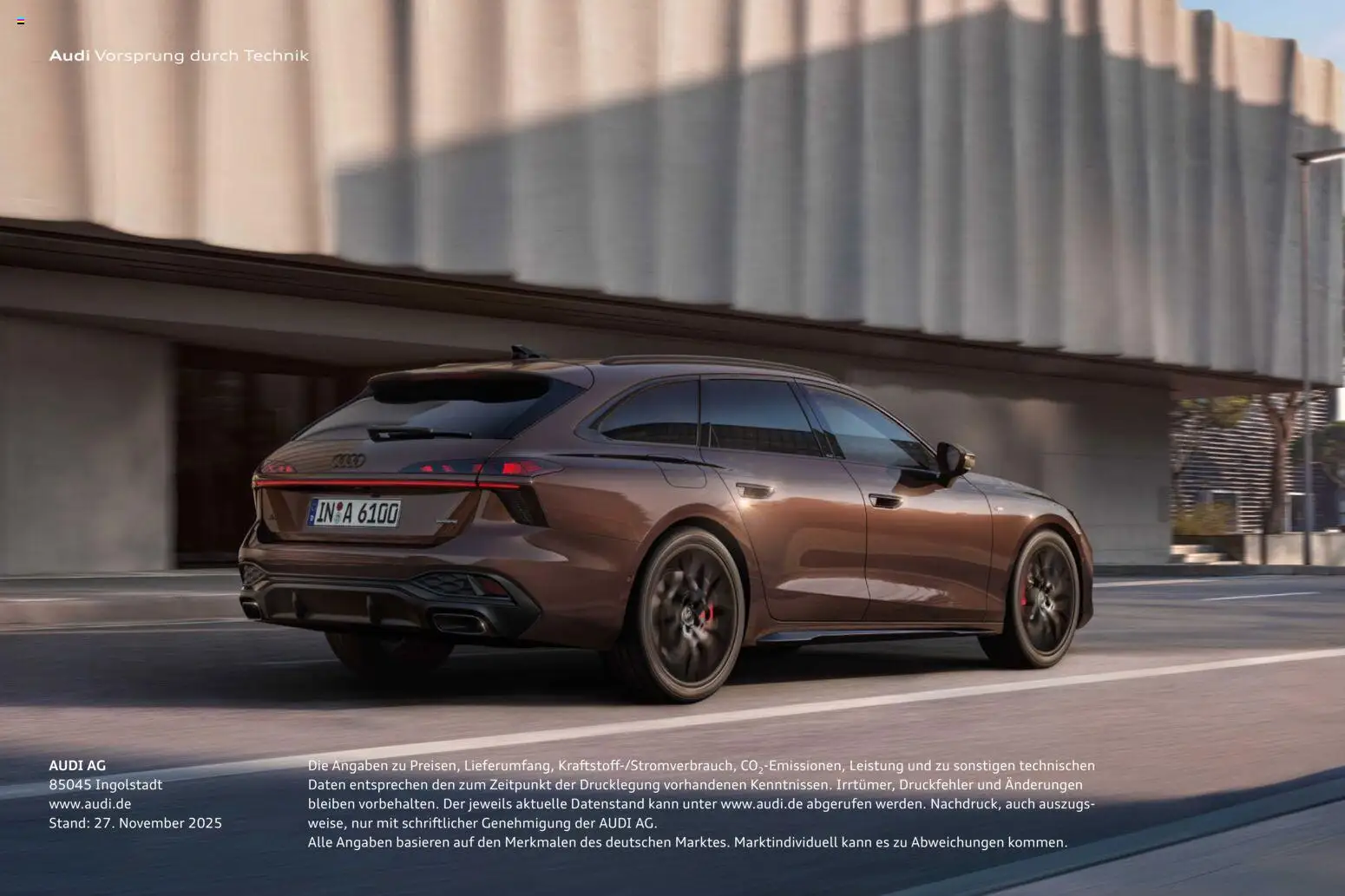 Audi A6 – gültig ab 28.10.2025 | Seite: 170