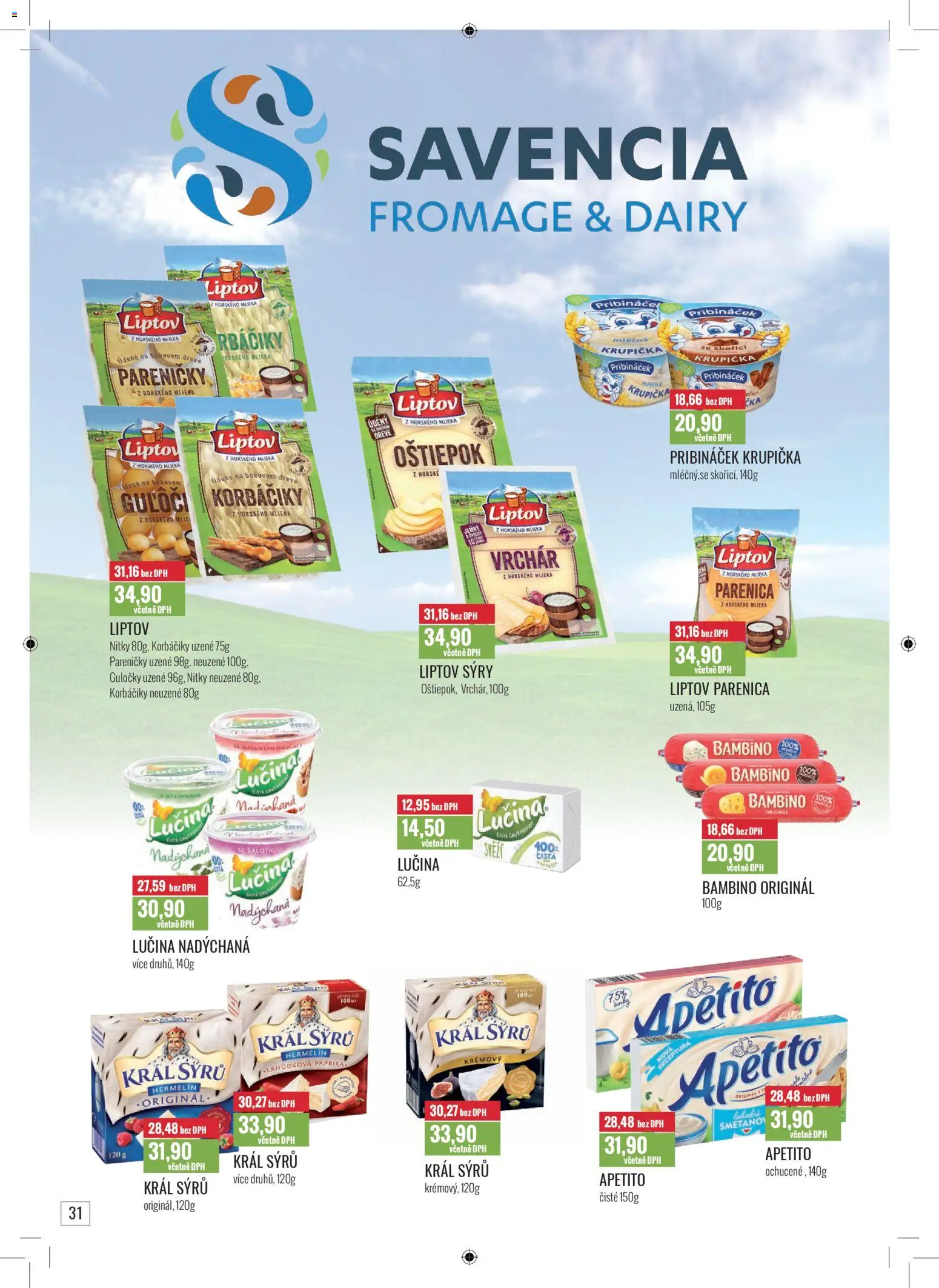Ratio leták od 01.12.2025 | Strana: 32 | Produkty: Parenica, Lučina, Pribináček, Paprika