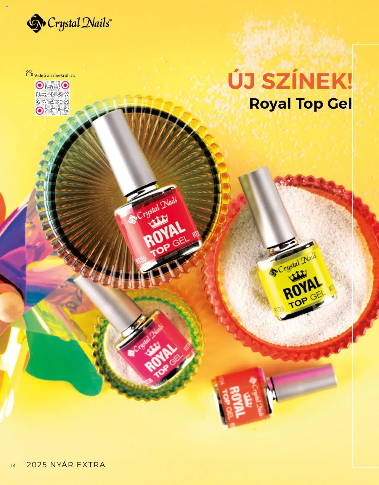Crystal Nails akciós ujság - amely érvényes a következő dátumtól: 01.06.2025 | Oldal: 14 | Termékek: Videó