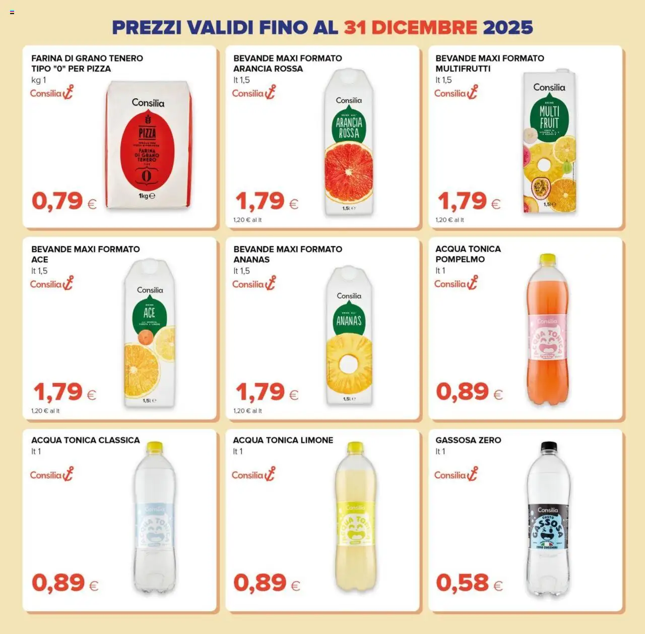 Volantino Oasi del 09.10.2025 | Pagina: 21 | Prodotti: Acqua tonica, Pompelmo, Acqua, Ananas