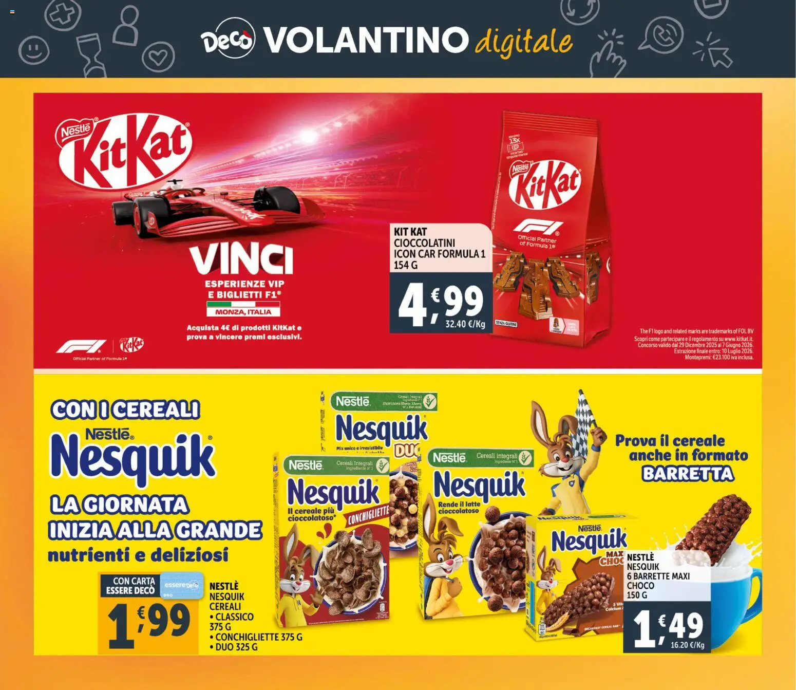 Volantino Decò del 06.03.2026 | Pagina: 24 | Prodotti: Cereali, The, Barretta, Cioccolatini