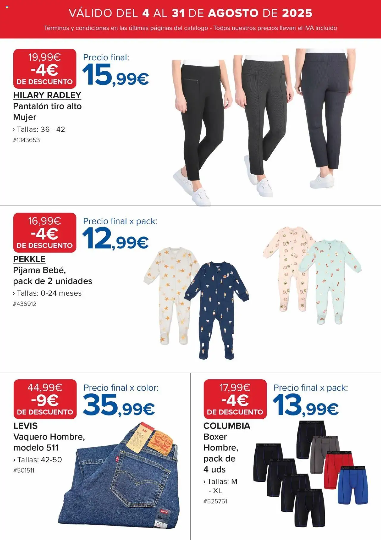 Costco catálogo │ válido desde el 04.08.2025 | Página: 11 | Productos: Pijama