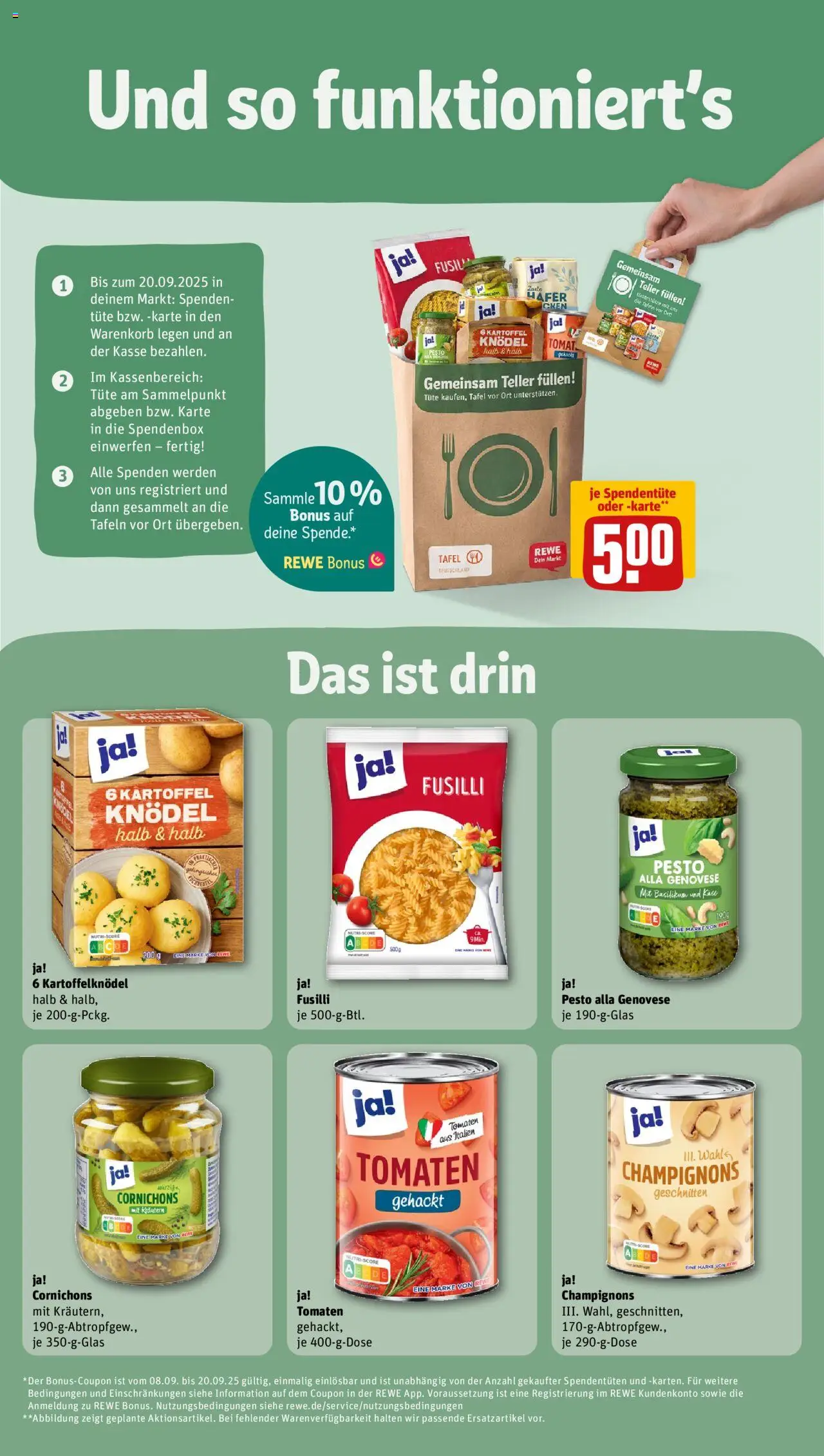 Rewe ihr Kaufpark Prospekt 	 – gültig ab 08.09.2025 | Seite: 17 | Produkte: Käse, Tomaten, Champignons