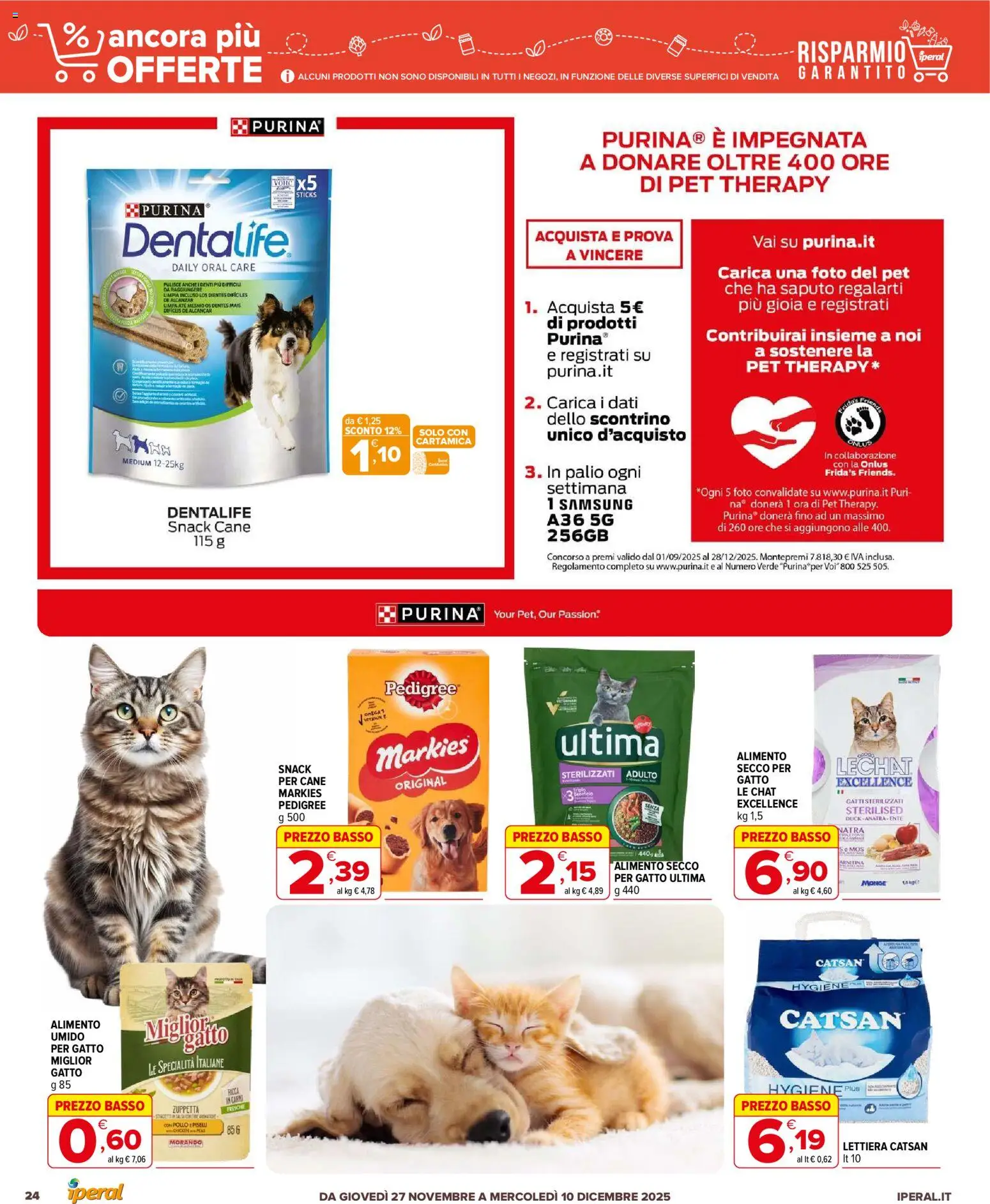 Volantino Iperal del 27.11.2025 | Pagina: 24 | Prodotti: Pollo, Piselli, Mais, Samsung