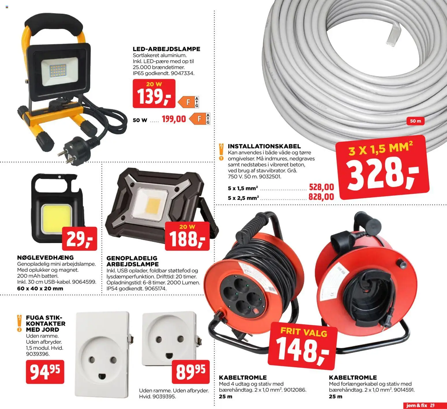 Jem & fix tilbudsavis – gyldig fra 19.04.2026 | Side: 29 | Produkter: Stik, USB