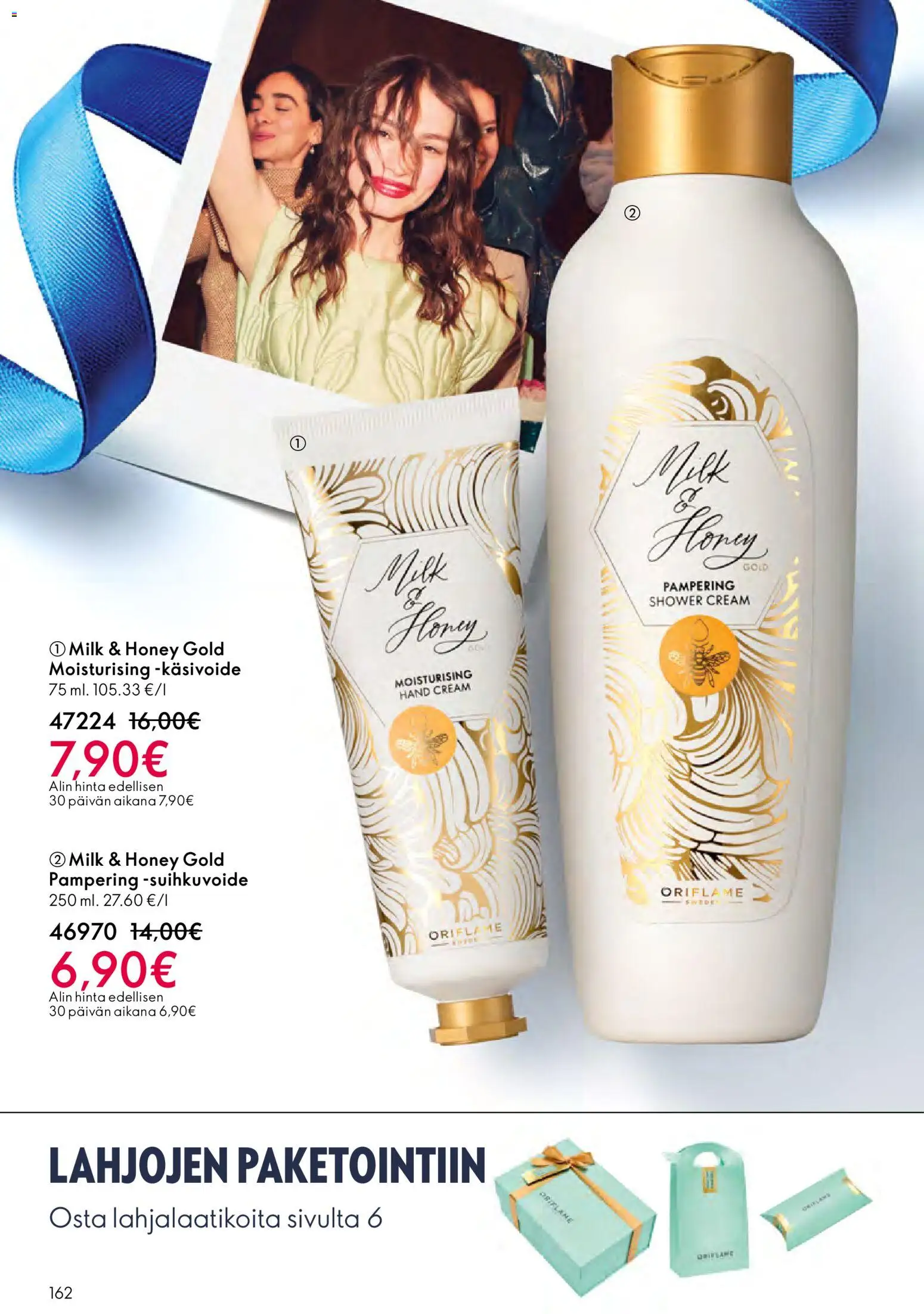 Oriflame - Esite 17 – voimassa 10.12.2025 alkaen | Sivu: 162 | Tuotteet: Käsivoide, Suihkuvoide