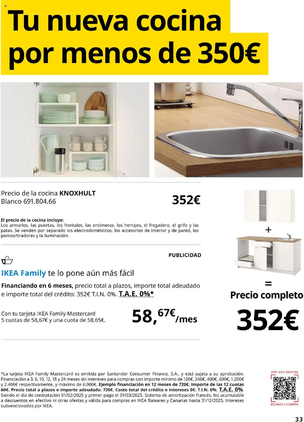 Catálogo IKEA Precios bajos. Muy bajos │ válido desde el 04.02.2025 | Página: 33 | Productos: Té, Cocina