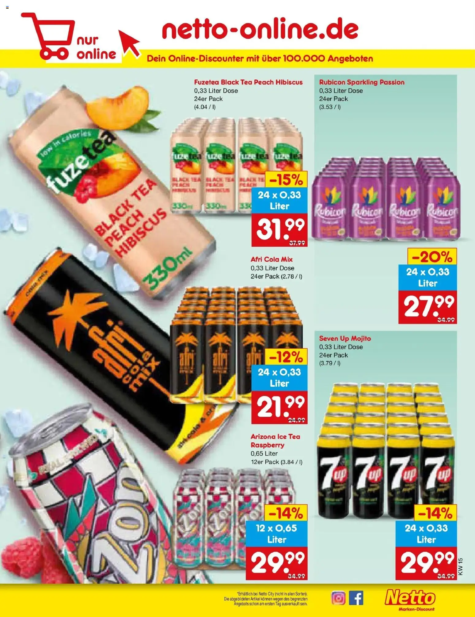 Netto Marken-Discount Prospekt Bad Friedrichshall	 – gültig ab 05.04.2026 | Seite: 23 | Produkte: Fuze tea, Cola