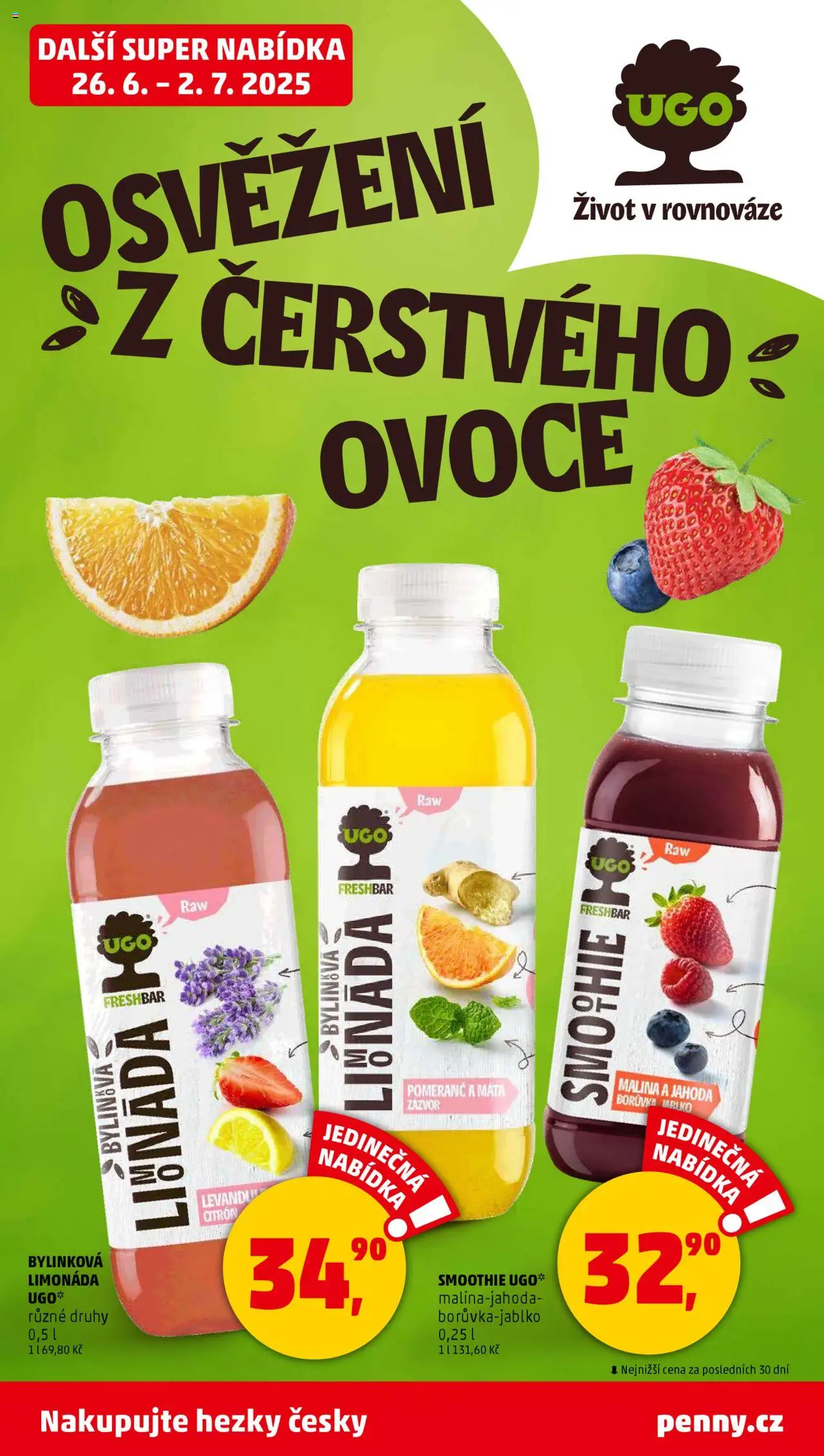 Penny Market leták - Čtvrtečník od 26.06.2025 | Strana: 35 | Produkty: Ovoce, Limonáda, Citron, Zázvor