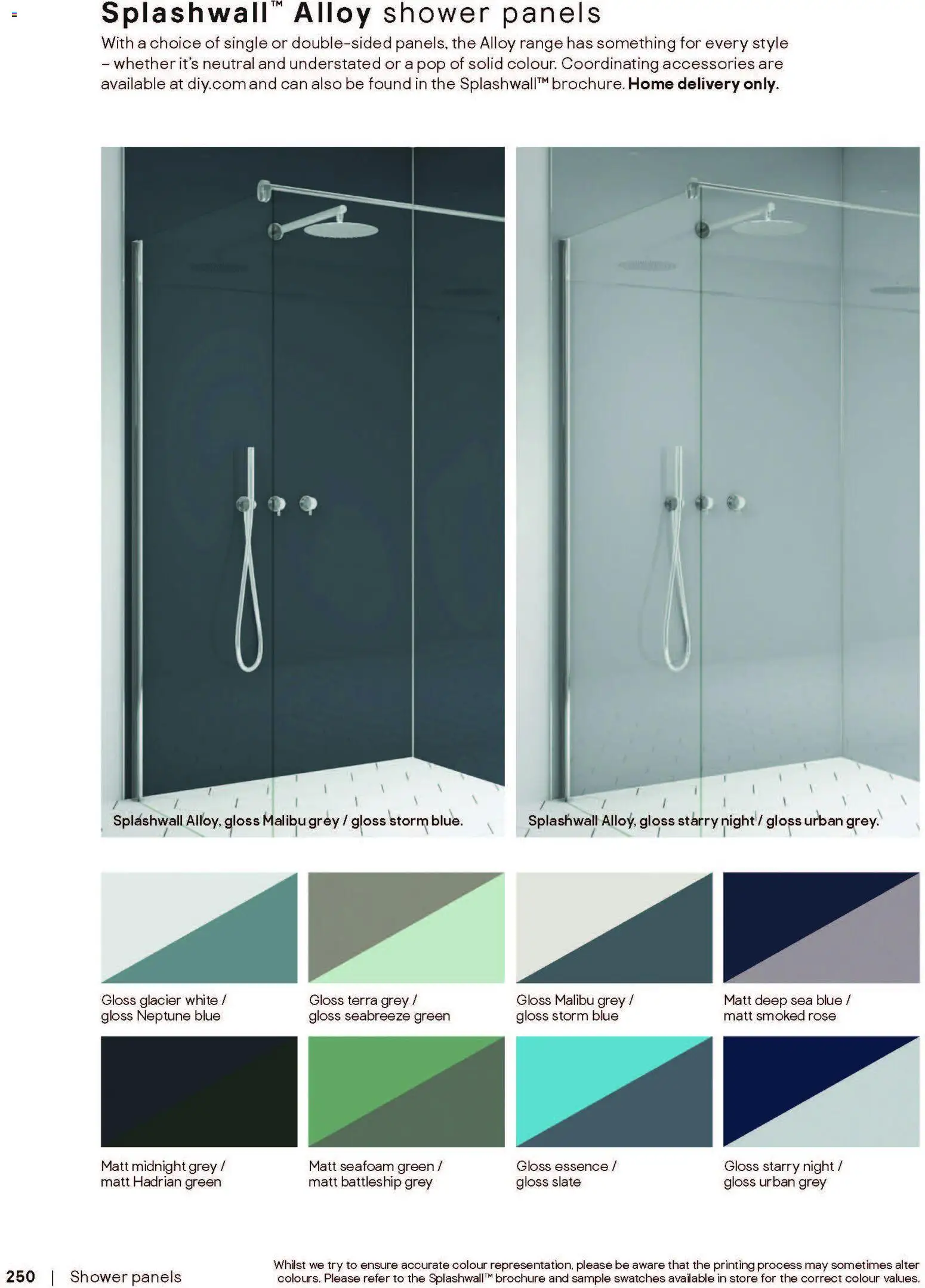 {H1} | Page: 250 | Products: Shower, Malibu