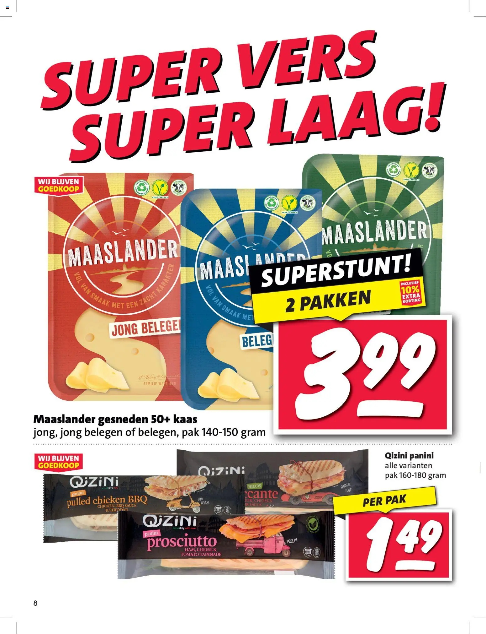 {H1} | Pagina: 8 | Producten: Kaas, Cheddar