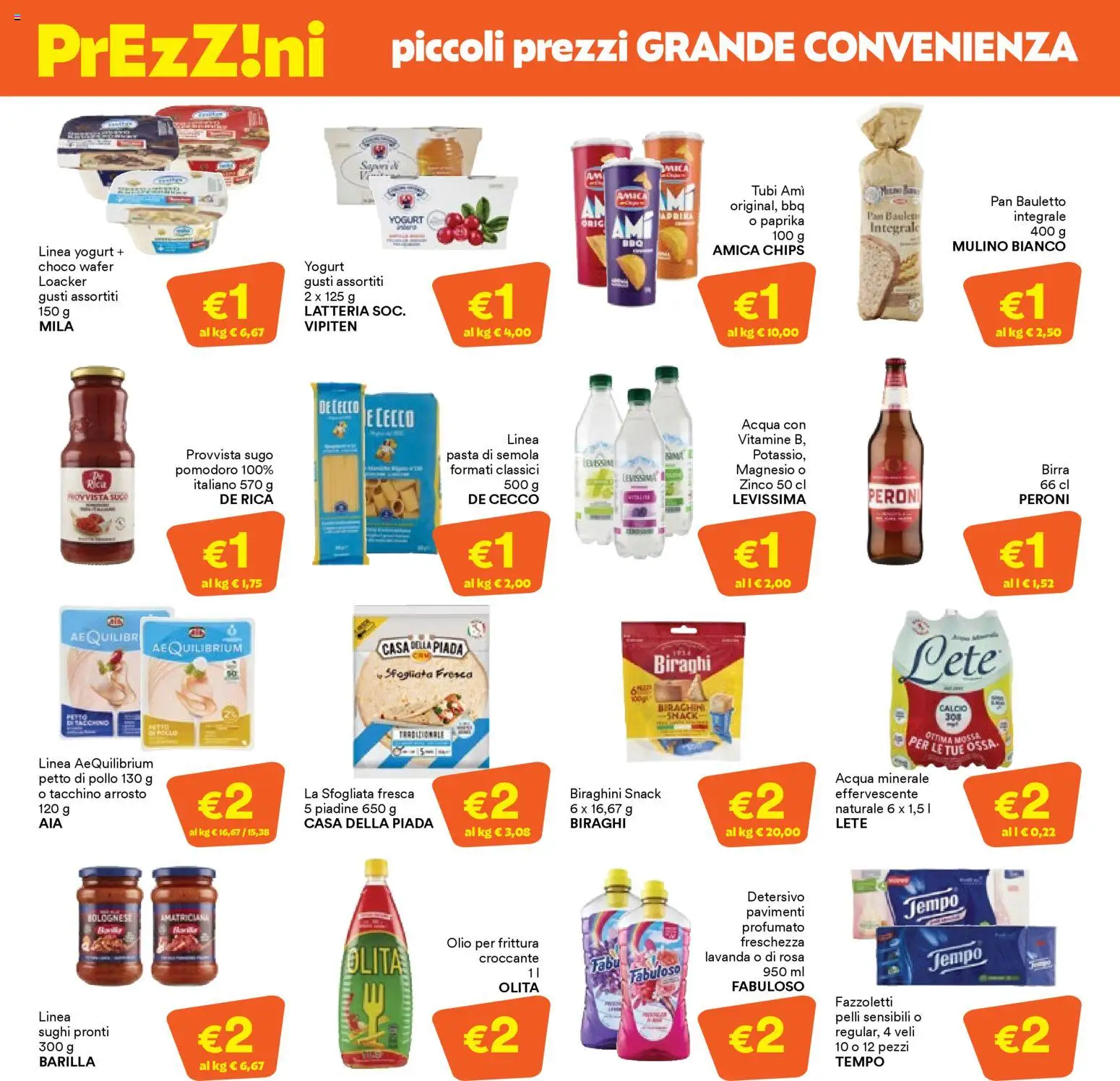 Volantino Unes del 23.01.2026 | Pagina: 2 | Prodotti: Yogurt, Birra, Tacchino, Pomodoro
