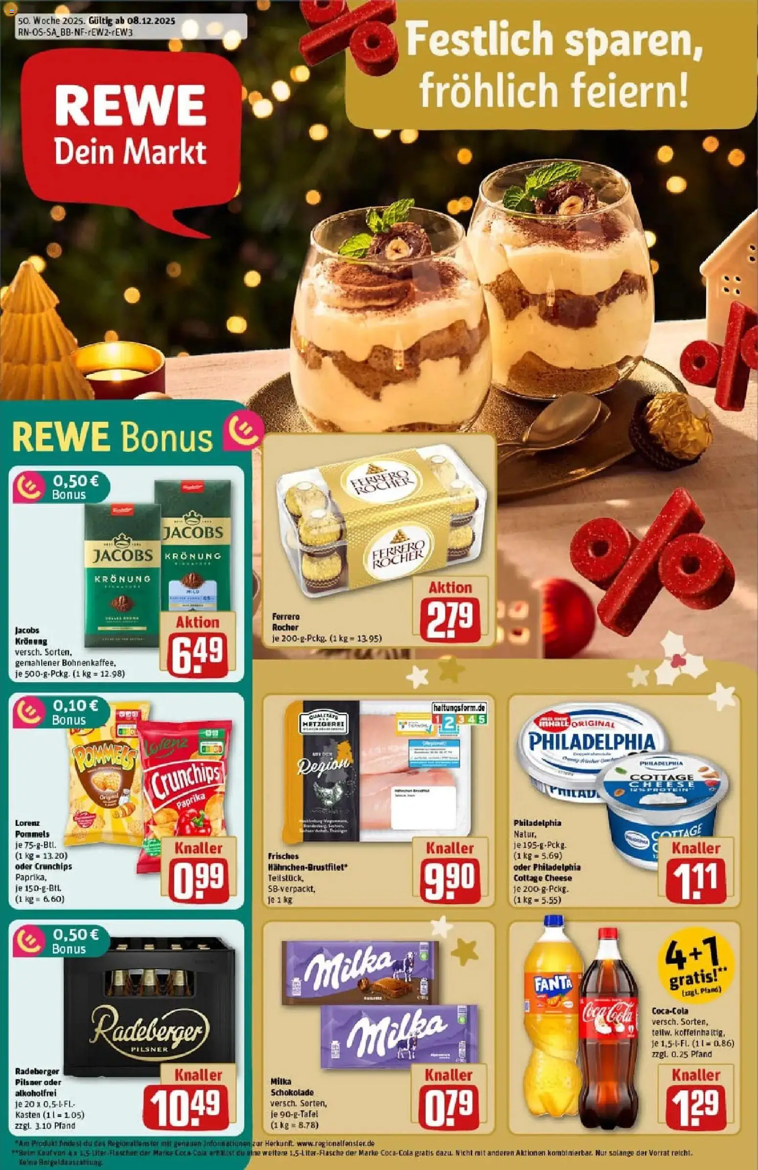 Rewe prospekt Weißenfels	 – gültig ab 07.12.2025 | Seite: 1 | Produkte: Coca cola, Schokolade, Milka, Paprika