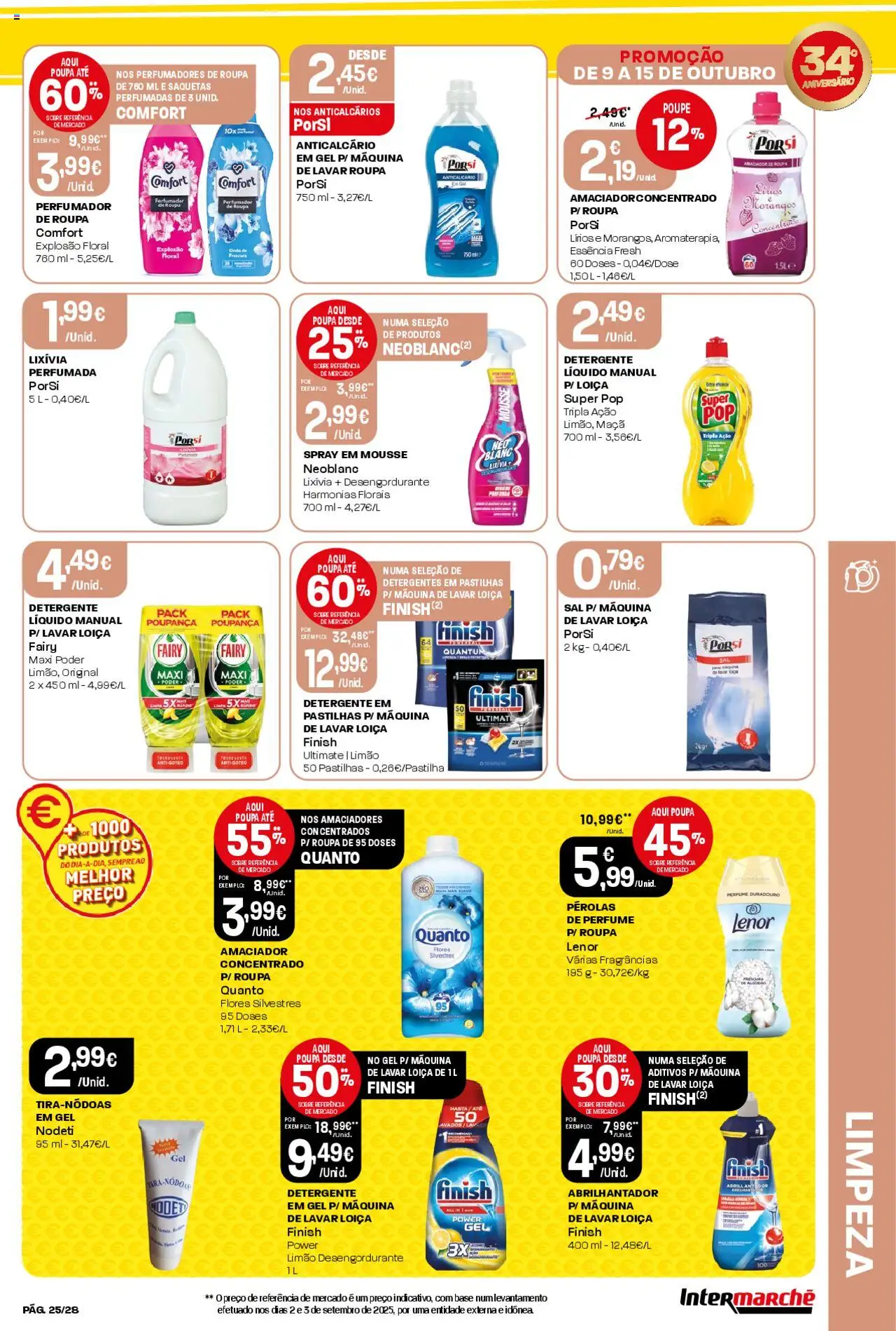 Intermarché Folheto Contact │ válido de 09.10.2025 | Página: 25 | Produtos: Perfume, Base, Maça, Morangos