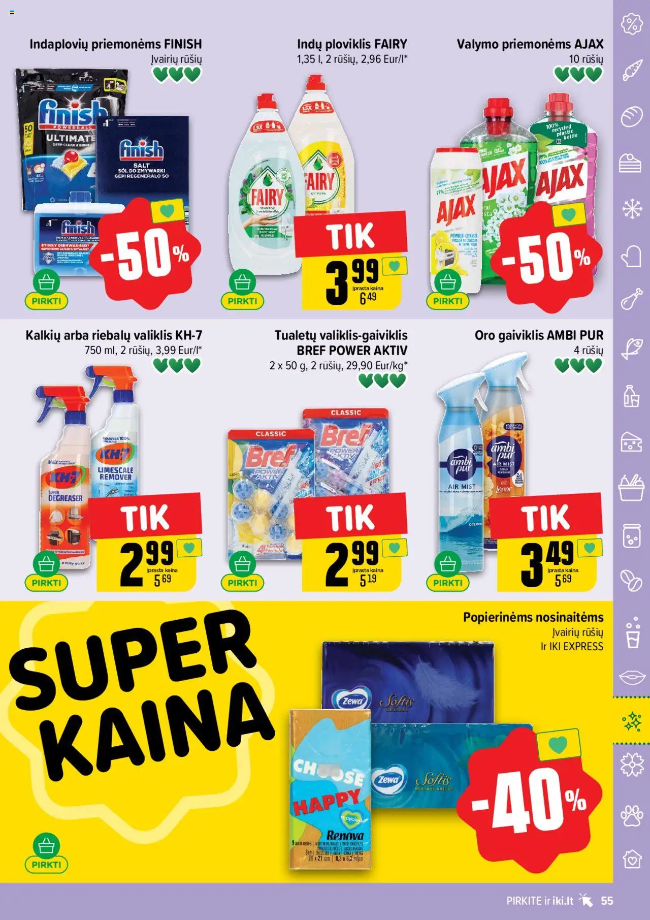 IKI leidinys│galioja nuo 14.07.2025 | Puslapis: 55 | Prekių: Ploviklis