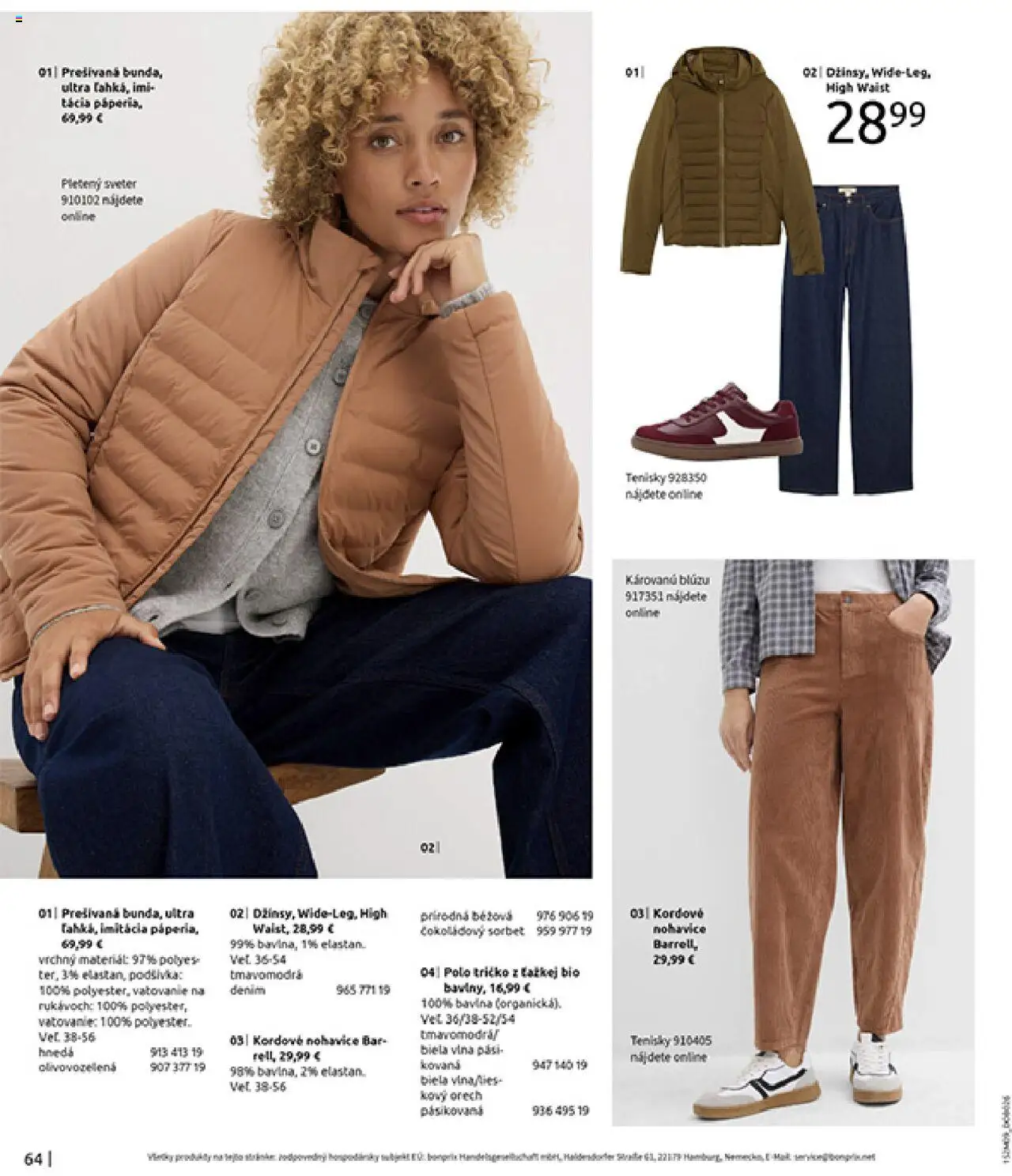 Nové Bonprix akcie – leták je platný od 14.10.2025 | Strana: 66 | Produkty: Sorbet, Sveter, Nohavice, Tenisky