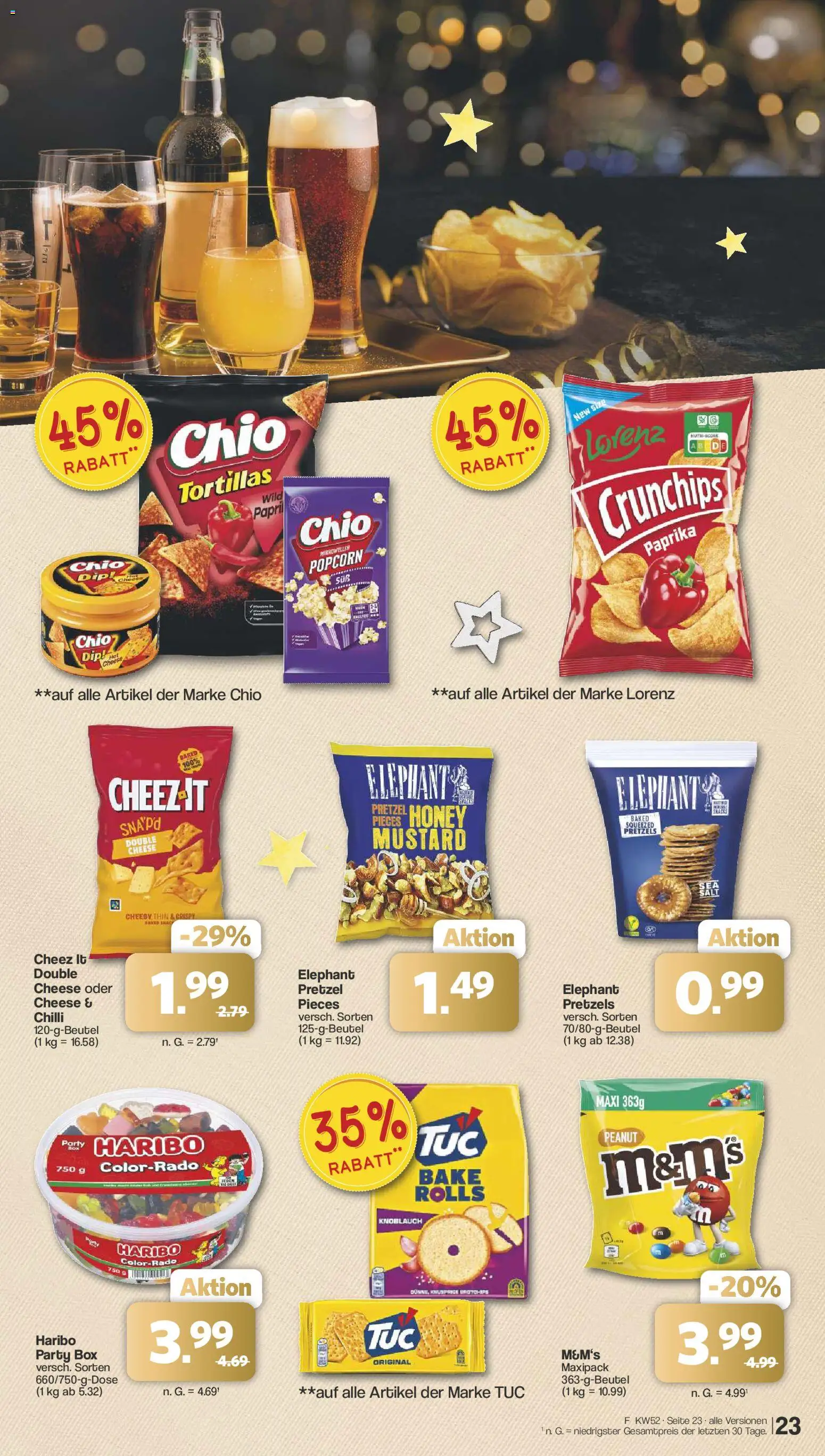 Famila Nordwest Prospekt 	 – gültig ab 22.12.2025 | Seite: 23 | Produkte: Haribo, Box, Paprika, Knoblauch