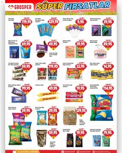 22.04.2026 tarihinden itibaren geçerli olan Grosper kataloğu önizlemesi | Sayfa: 9 | Ürünler: Çikolata, Karpuz, Tablet, Mısır