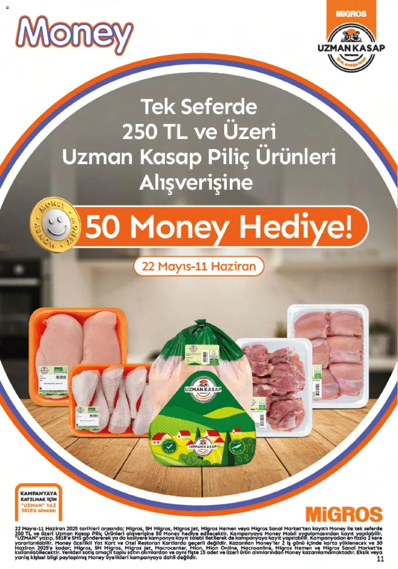Migros Katalog - Migroskop - 22.05.2025 tarihinden itibaren geçerlidir | Sayfa: 11 | Ürünler: Piliç