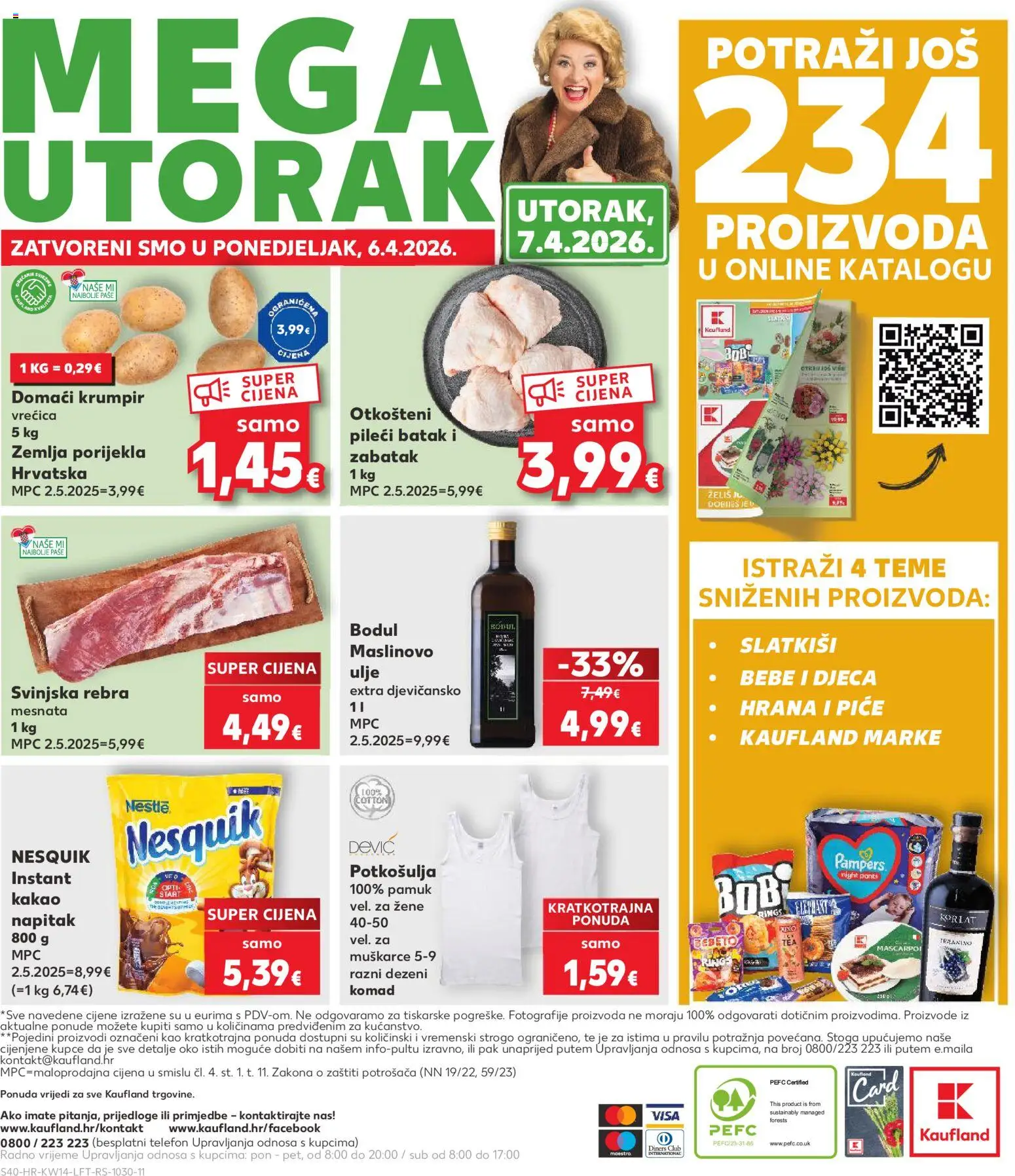 Kaufland HR akciós ujság - amely érvényes a következő dátumtól: 01.04.2026 | Oldal: 40