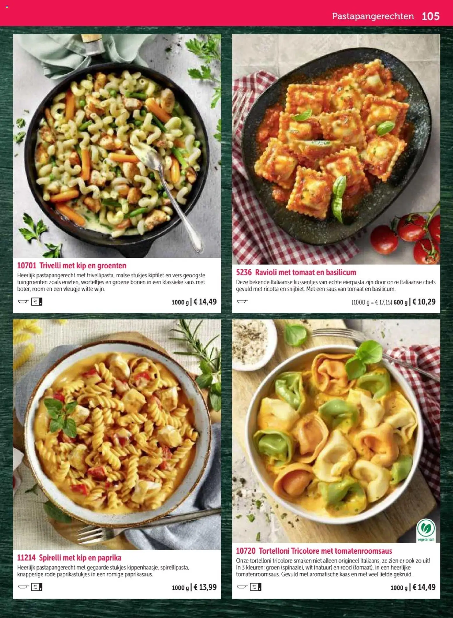 {H1} | Pagina: 105 | Producten: Saus, Kip, Groenten, Tomaat