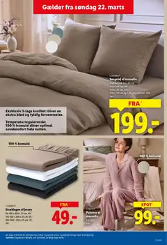 Lidl - Tilbudsavis gyldig fra 22.03.2026 | Side: 15 | Produkter: Pyjamas, Søm, Pudebetræk