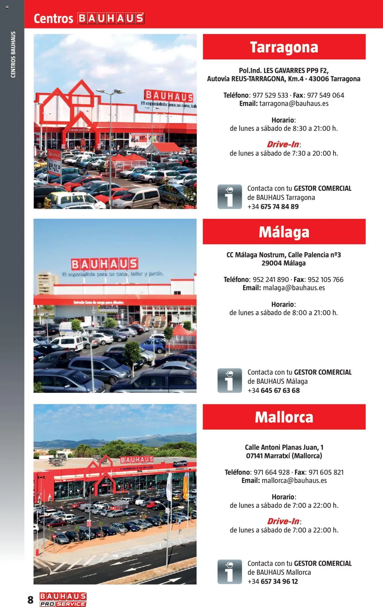 Bauhaus - ProService  │ válido desde el 24.02.2025 | Página: 8 | Productos: Teléfono