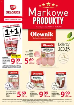 Pogląd oferty "Selgros cash&carry Gazetka - Markowe produkty" - ważna od 31.07.2025
