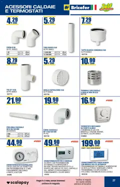 Anteprima del volantino Bricofer Autunno Inverno catalogo valido a partire dal 22.10.2025 | Pagina: 27 | Prodotti: Tubo, Tastiera, Griglia, Batteria