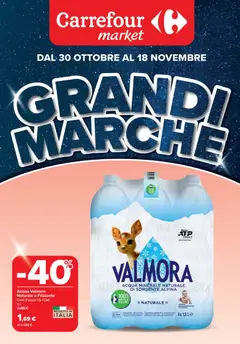 Anteprima del volantino Carrefour Market Grandi Marche - Roma catalogo valido a partire dal 30.10.2025