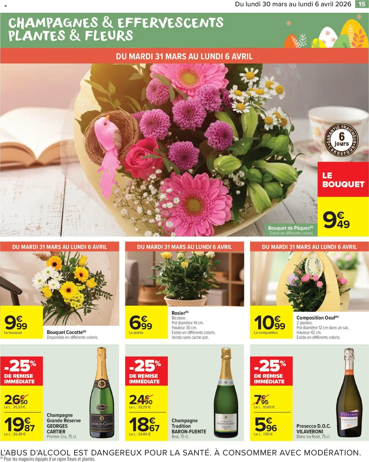 {H1} | Page: 17 | Produits: Plantes, Champagne, Prosecco