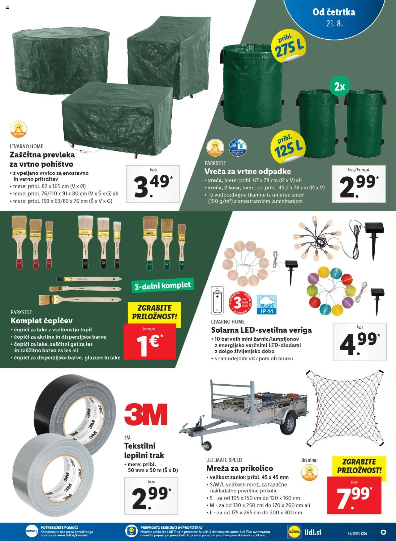 Lidl katalog │ velja od 21.08.2025 | Stran: 33 | Izdelki: Pohištvo, Prevleka, Vrtno pohistvo
