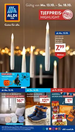 Aldi Süd Prospekt 	 ab 13.10.2025 gültig