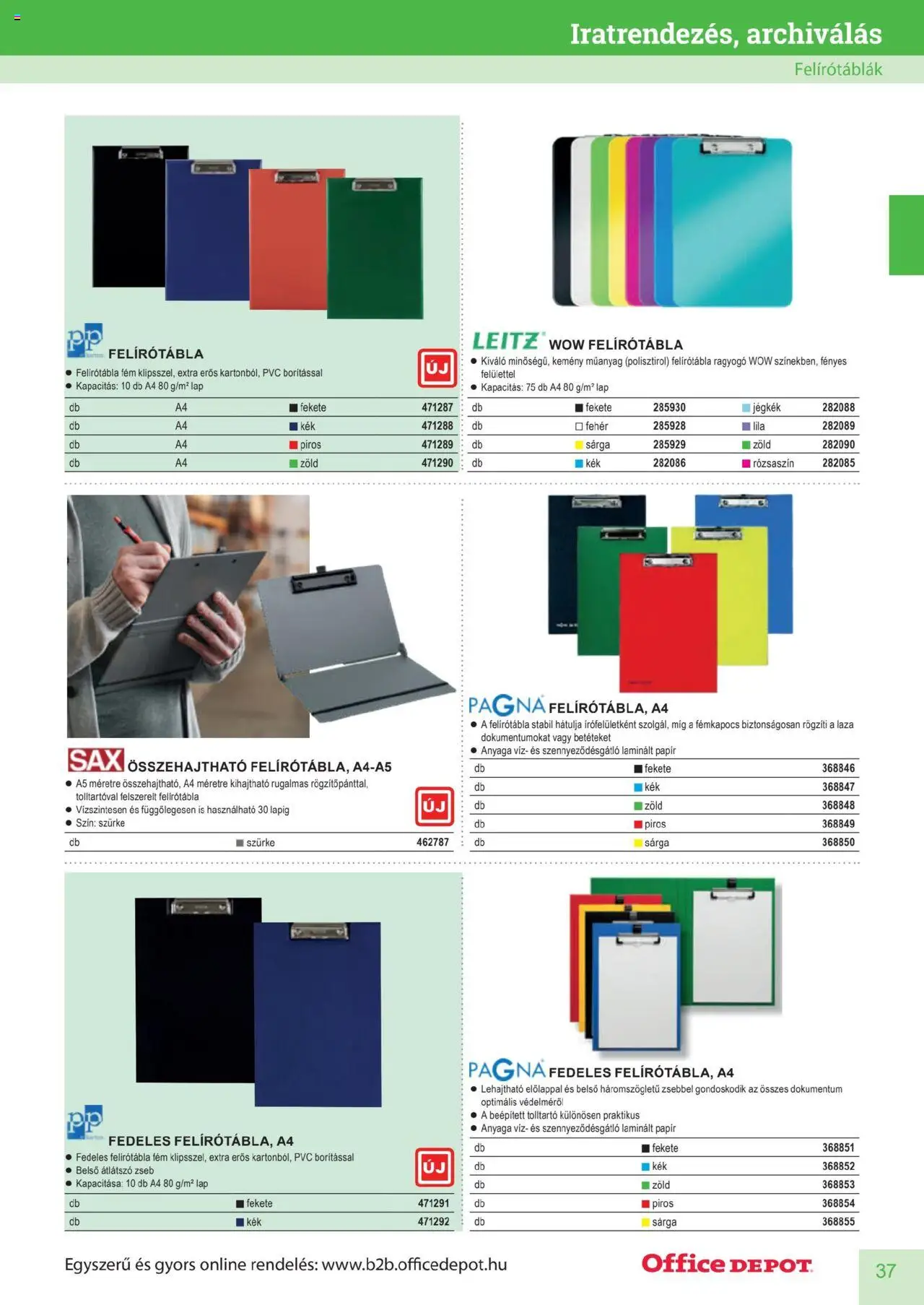Office Depot akciós ujság - amely érvényes a következő dátumtól: 10.04.2025 | Oldal: 37 | Termékek: Tolltartó