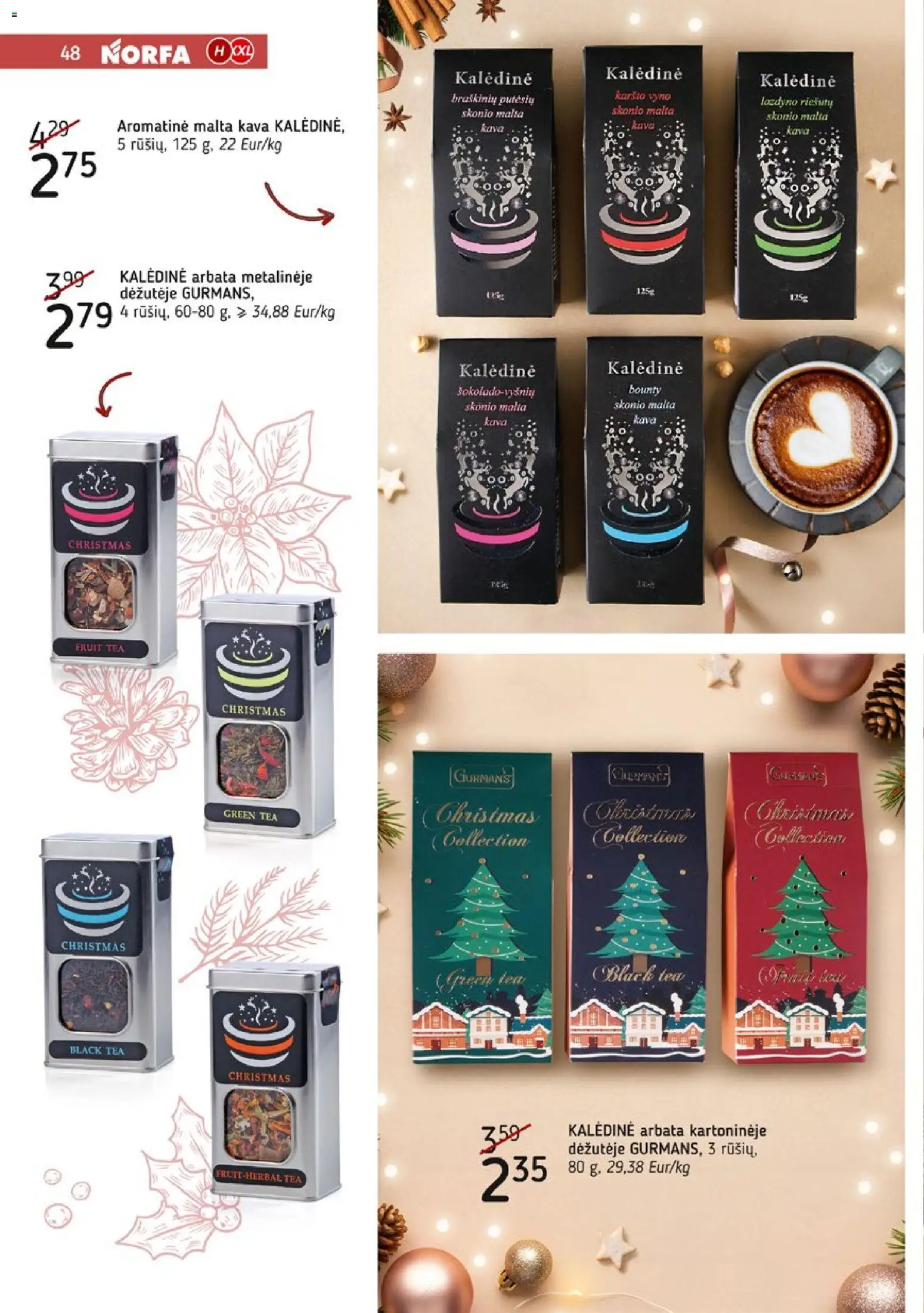 NORFA akcijos nuo 09.12.2025 | Puslapis: 48 | Prekių: Kava, Arbata