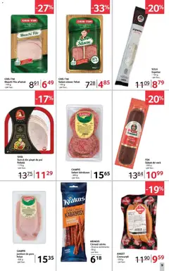 Ofertele Selgros valabile de la 14.11.2025 | Pagină: 9 | Produse: Hacıyatmaz Kedi Oyuncağı, Crenvurști, Șuncă, Cârnați