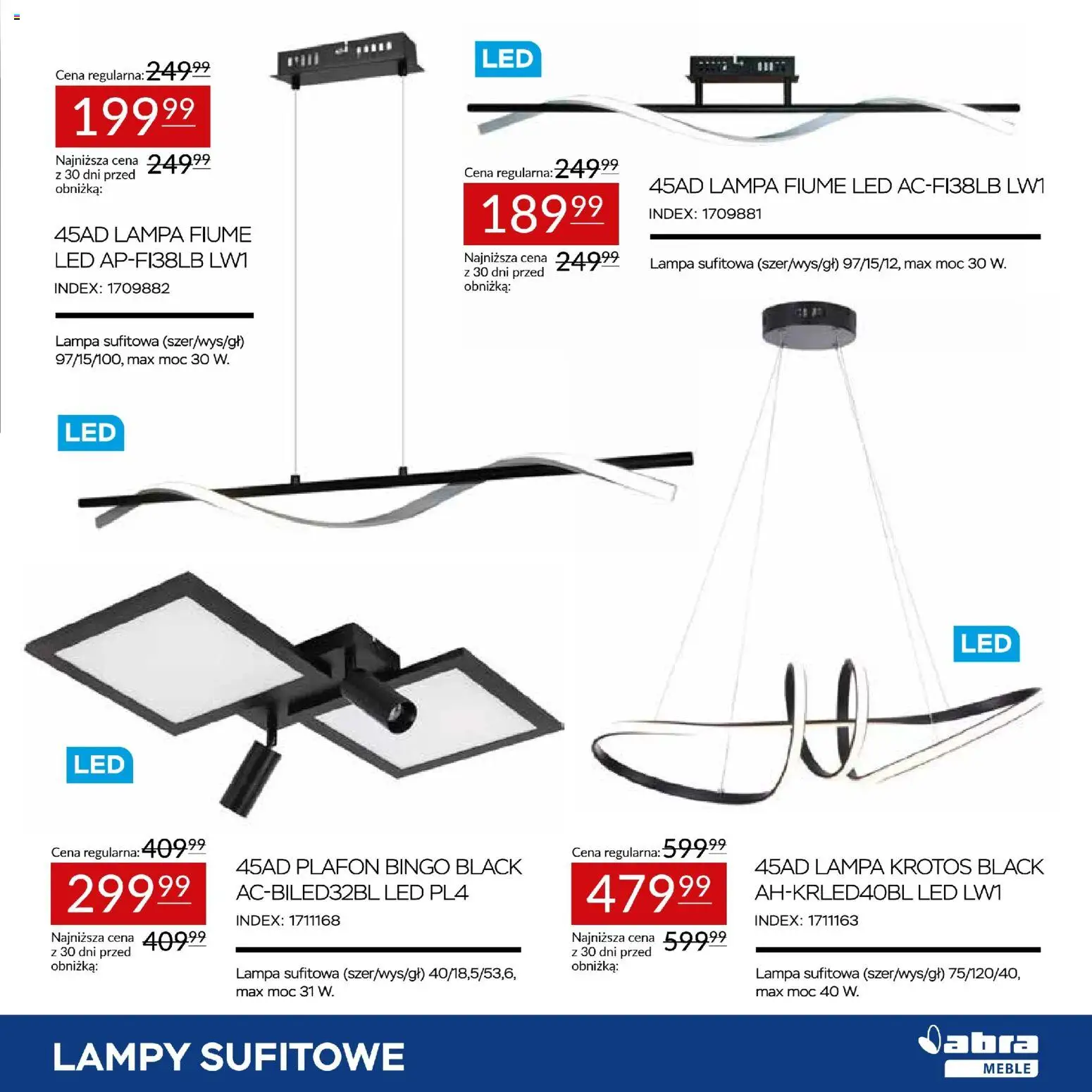 Abra meble Gazetka od 20.02.2026 | Strona: 11 | Produkty: Lampa