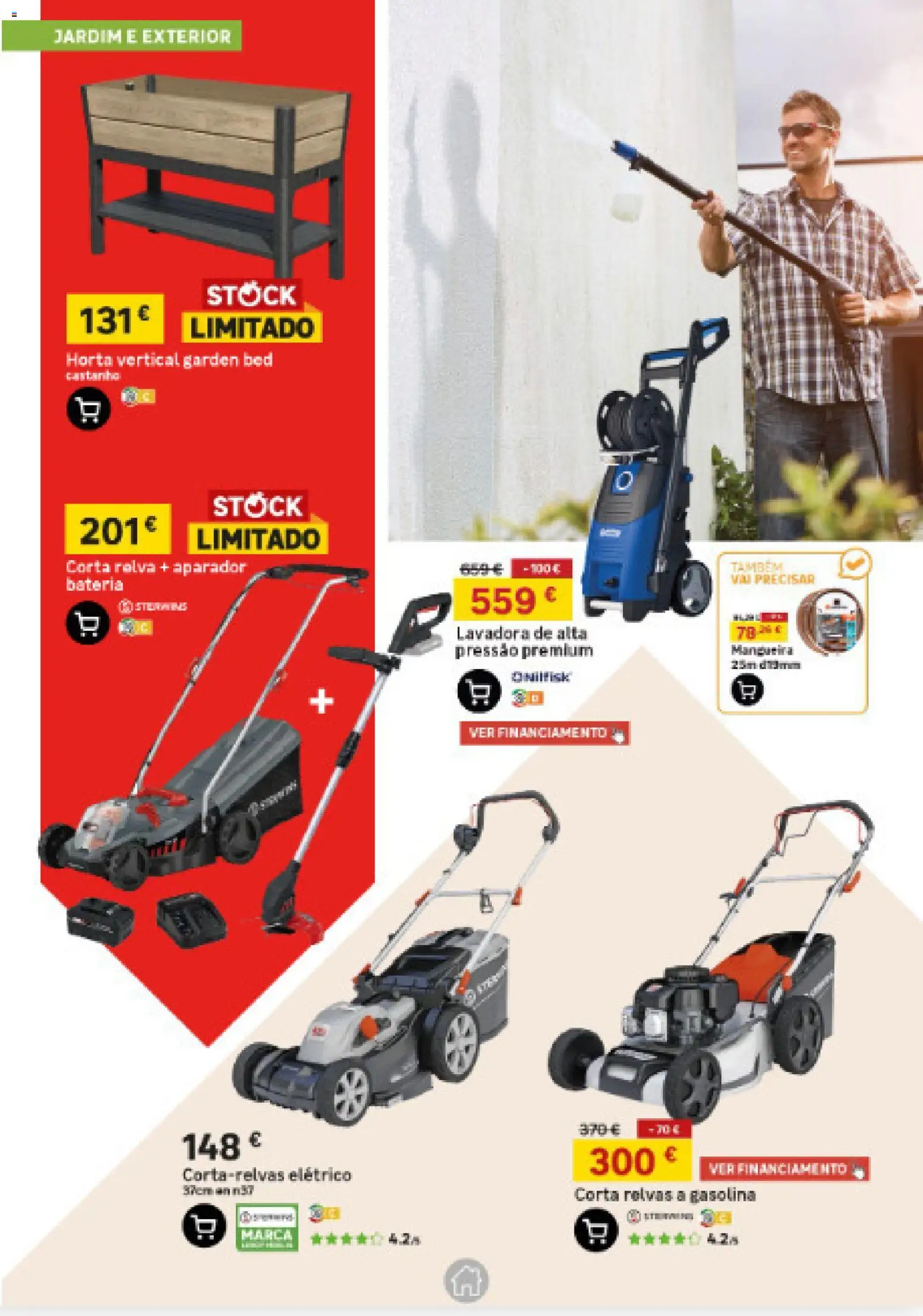 Leroy Merlin Arquipélago dos Açores │ válido de 26.03.2026 | Página: 5 | Produtos: Mangueira, Aparador, Bateria