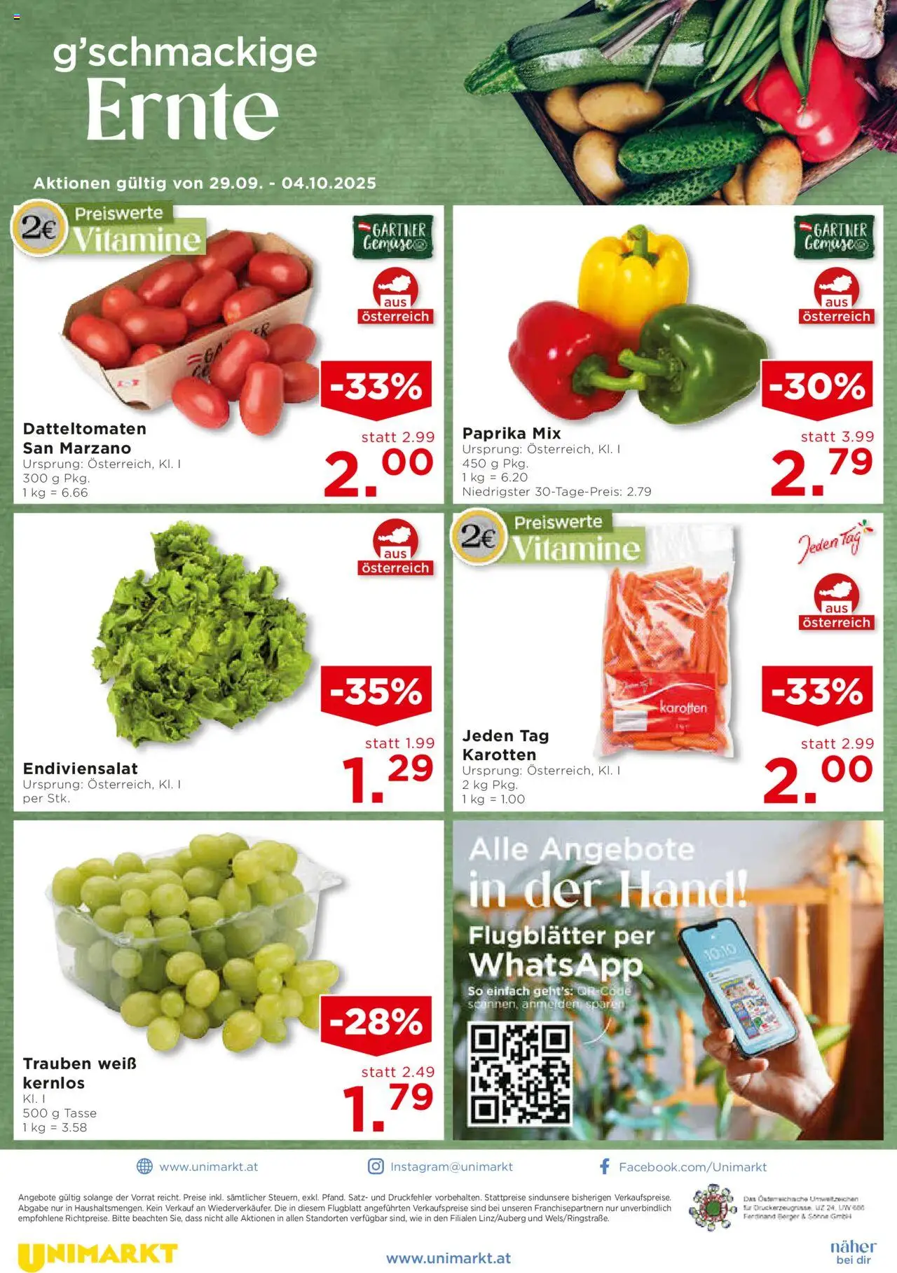 Unimarkt Süd gültig ab 01.10.2025 | Seite: 18