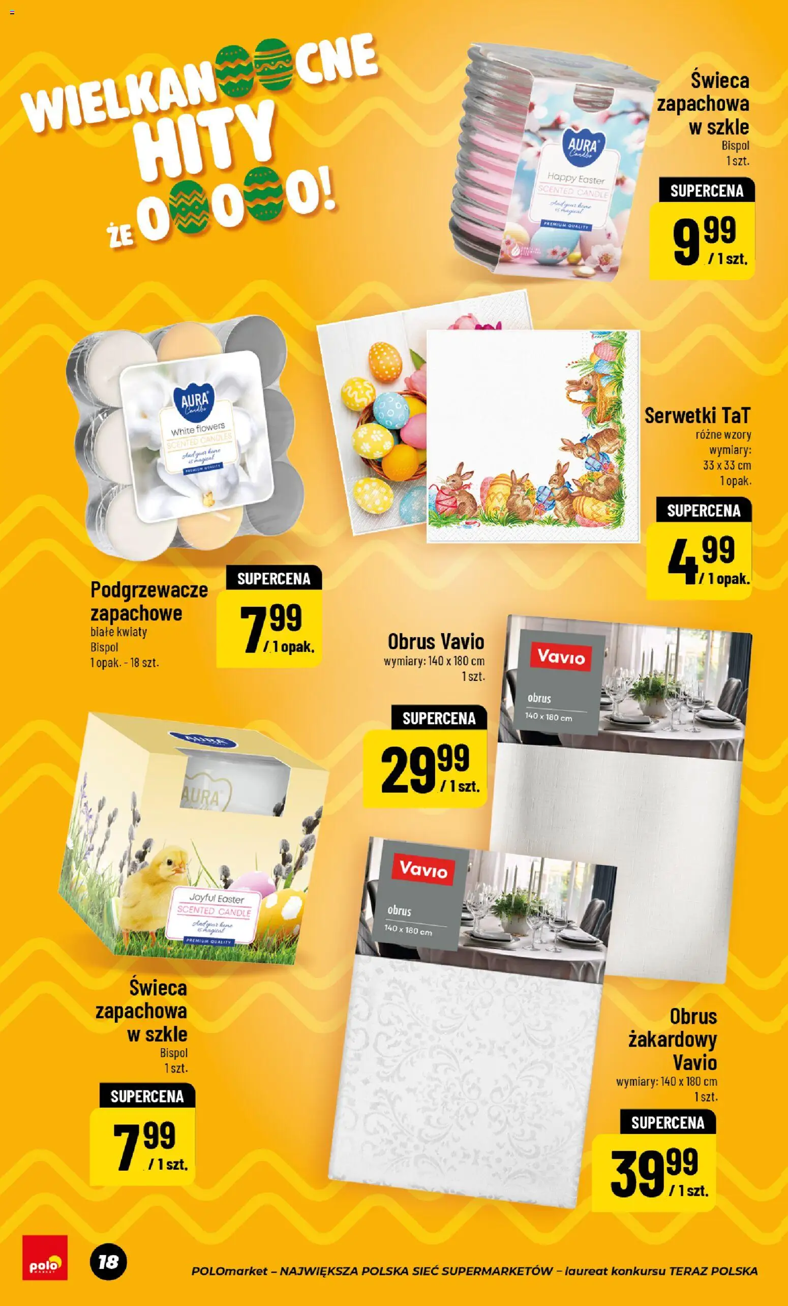 POLOmarket gazetka - Wielkanoc od 06.03.2026 | Strona: 18 | Produkty: Kwiaty