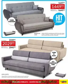 Pogląd oferty "Abra meble Gazetka" - ważna od 03.12.2025 | Strona: 19 | Produkty: Sofa