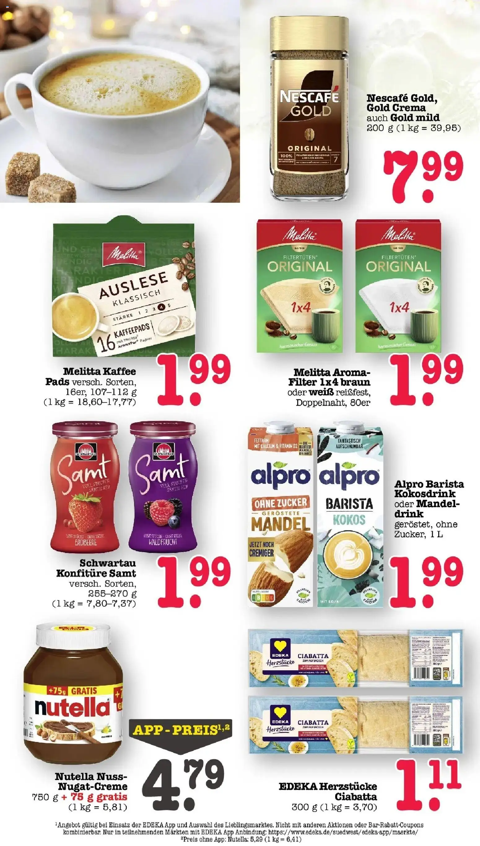 Angebote – gültig ab 23.03.2026 | Seite: 33 | Produkte: Kaffeepads, Nescafe, Melitta kaffee, Kaffee