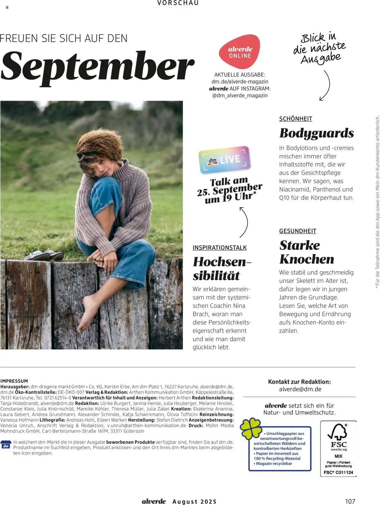 dm drogerie Prospekt 	 - gültig ab dem 01.08.2025 | Seite: 107